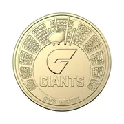 AFL GWS Giants $1 One Dollar Gold Coin 2024 Rare Collectors Limited Edition