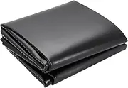 Pond Liner 3x4m 5x8m 7x10m 8x12m 10x15m Black Waterproof Membrane for Fish Ponds, Koi Ponds, Garden Waterfalls, Fountains & DIY Water Features(6x7m(19.7x23ft))