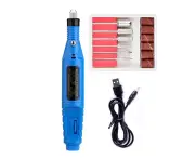 Portable Nail Polisher Mini Nail Machine Pen Mini Electric Nail Polisher Nail Tool Set