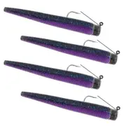 Calcutta Matzuo MZMFW18-PH Weedless Ned Rig 1/8oz PurpleHaze 4pk