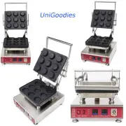 Egg Tarte Pie Waffle Machine Maker Automatic Commercial Dessert 9 Round Shell