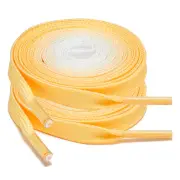 2Pair Flat Shoelaces Strings Replacement for Sneakers Running Shoes Boots Yellow