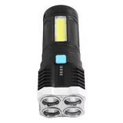 4-Core Flashlight Super Bright Rechargeable Flashlight Multi LED Long-Range1128