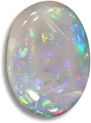 [RRVGEM] 9.00 Carat Opal Stone Certified Natural Fire Oval Shape AAA+ Super Quality Astrological Australian Opal Loose Gemstone for Man and Woman with Lab - Certificate, LOOSE GEMSTONE, Opal