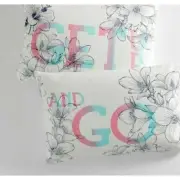 Pottery Barn Get Up & Go Standard Pillowcases Set of 2 Pillow Covers Floral NWT
