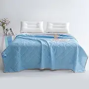 Cooling Blanket Double Side Ice Cooling Blanket Lightweight，Bed Throws Skin Friendly Summer Quilt for Sleeping 200cm × 230cm