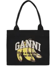 [GANNI] Banana Print Tote Small
