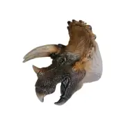 Triceratops Dinosaur Interactive Rubber Hand Puppet New In Bag