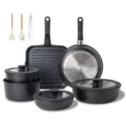 Pots and Pans Set Non Stick 25pcs, Cookware Set with Removable Handle, Induct...