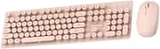 Gadpiparty 1Set Wireless Keyboard and Mouse Quiet Ergonomic Design for Laptop Wireless Connectivity Comfortable Typing Experience Portable with Advanced Technology