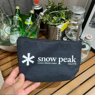 化妝包22*13.5*18cm 露營戶外品牌系列 snow peak 桃皮絨