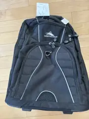 NEW High Sierra Freewheel Wheeled Laptop Backpack, Black, One Size