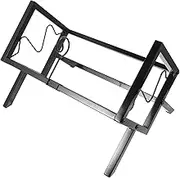 HAMPPLIES Record Display Rack Removable Desktop Holder for Albums Magazines Modern Design with Stable Base for Home Office Storage