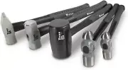 63125 5-Piece Hammer Set - 16Oz & 32Oz Ball Pein Hammer, 32Oz Rubber Mallet, 3Lb
