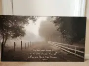 poster print On Wood Psalm 16:11. You Have Made Known To Me The Path Of Life..