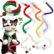 Mumoo Bear Cat Toys Chew Rope,3 Pack Catnip Cat Rope Toy for Indoor Kittens,Safe String Cat Teeth Cleaning Toy,Interactive Cat Nip Cat Kicker Toy 23.6 Inches