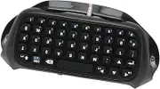 Bewinner Wireless Mini Bluetooth Keyboard for PS4 Controller, DC 5V Gamepad ChatPad Keyboard with Speaker, 200mAh Battery, Stable Bluetooth 3.0 Keyboard for PS4 Gaming Controller
