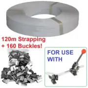 1.5cm Strap And Buckles For Pallet Strapping Hand Tool Carton Wrapping Machine
