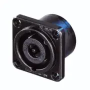 NEUTRIK NL8MPRXX-BAG SPEAKON 8-POLE Panel Mount Speaker Connector - Black
