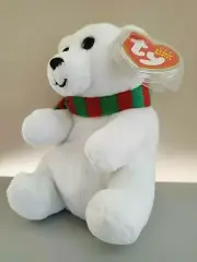 TY Beanie Babies- SnowDrop Polar Bear #40931 DOB New w/Tags & Tag CoverRARE