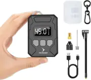 150PSI mini Bike Pump, YOUNGDO Bicycle Tire Inflator with Digital Pressure Gauge