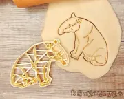 Tapir Forest Animal Pig Boar Swine Sitting Piggy Hog Wild Cookie Cutter
