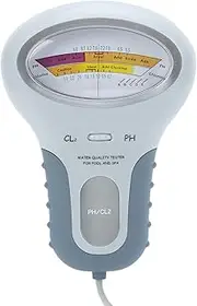 Water Quality Tester, Portable Digital 2 in 1 CL2 and PH Tester， Level CL2 Tester Meter, Swimming Pool Monitor Analyzer Testing for Spa Aquarium Hydroponics with Probe