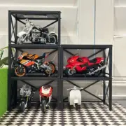 1/18 Scale Diorama – Motorcycle Storage Shelf Miniature Diorama Set (1/12 1/10)