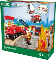 Brio World Firefighter Train Set 18pcs 33815