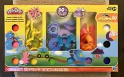 Play-Doh Stamp 'n Shape Toolkit: 30+ Utensils, 10 Colors!! Cookie Cutters NEW