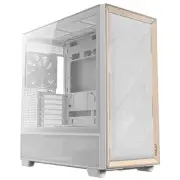 Antec FLUX TG Premium Birch Trim ATX Case - White (FLUX-WH)