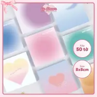 在飛比找蝦皮購物優惠-韓國粉彩便條紙 - 50 件套非常可愛優雅的粉彩風格便條紙
