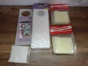 Lot of New & Vintage Needlecraft Plastic Canvas Sheets Yarnology