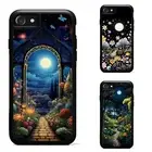 For iPhone XS 11 12 13 14 15 16 Pro Max Heavy Duty Case Gorgeous Midnight Garden