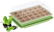 Seed Starter Trays Biodegradable Seedling Pots and Trays Plant Germination for Vegetable Fruit, Seed pots and
