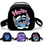 Stitch Cartoon Heat Insulation Lunch Box Food StorageBag School Work PicnicBagЪ