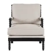 [Florabelle Living] Elizabeth Bobbin Hamptons Armchair Black
