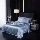 19MM Bedding Set 4pcs Nordic Style Mulberry Silk Quilt Cover Silk Bed Sheet Set