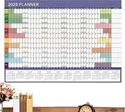 Monthly Calendar 2025 | Yearly 12 Month Wall Calendar - Wall Monthly Calendar for Women, Men, Organizing & Planning