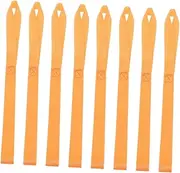 Cabilock 8pcs Hook Hooks Straps for Tying up Goods Motorcycle Equipment Tie Downs Straps Strap Luggage Bungee Strap Tie Down Straps for Scooters Binding Strap Orange Nylon