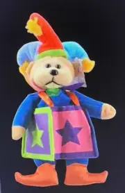 Jack the Jack-in-the-Box Bear - Beanie Kid ID: BK 2-157. B99-C1