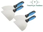 OX Pro 5” Flexible Stainless Steel Drywall Putty Joint Knife (Pack of 4)