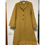 韓國羊毛毛料長版大衣/外套
