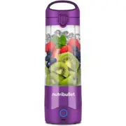 Personal Blender, 20 Oz Rechargeable Portable Blender Charged via USB-C, BPA-Free, Purple