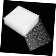 Mikinona Nail Glue 50 Sheets Nail Adhesive Tabs Press on Stickers Non-Leave Mark Self-Adhesive