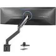 VIVO Aluminum Single Pneumatic Monitor Desk Mount, Fits Ultrawides up to 49"