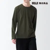 在飛比找momo購物網優惠-【MUJI 無印良品】男有機棉水洗天竺圓領長袖T恤(共7色)