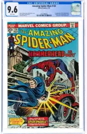 1974 Amazing Spider-Man #130 CGC 9.6 WHITE Pgs 1st Appearance of Spidermobile.