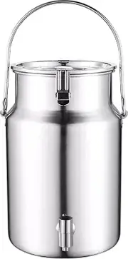 Stainless Steel Milk Can, 5l With Spigot Zy