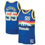 騎士風~ MITCHELL & NESS M&N G2二代 NBA MUTOMBO 金塊隊 彩虹球衣